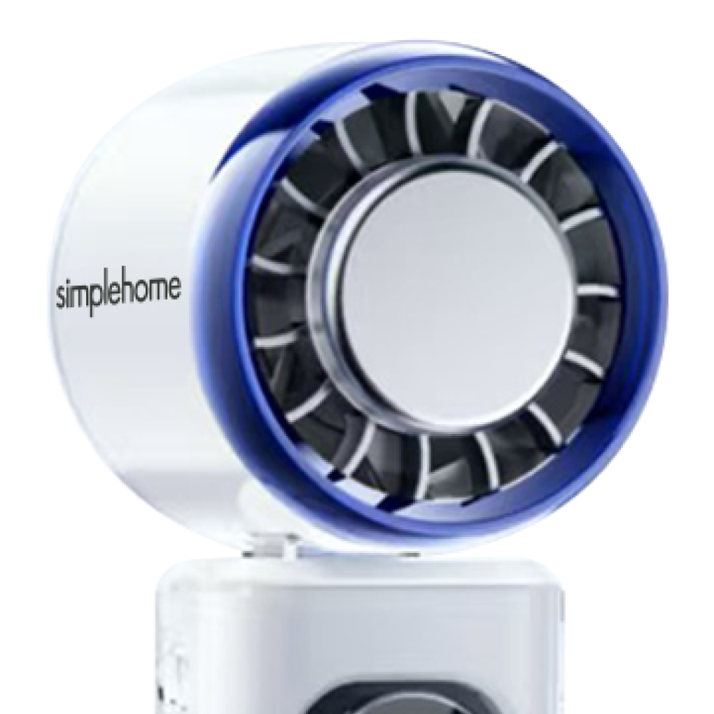 Quạt Cầm Tay Có Sò Lạnh Simplehome A231 Màu Xanh Ombre 2