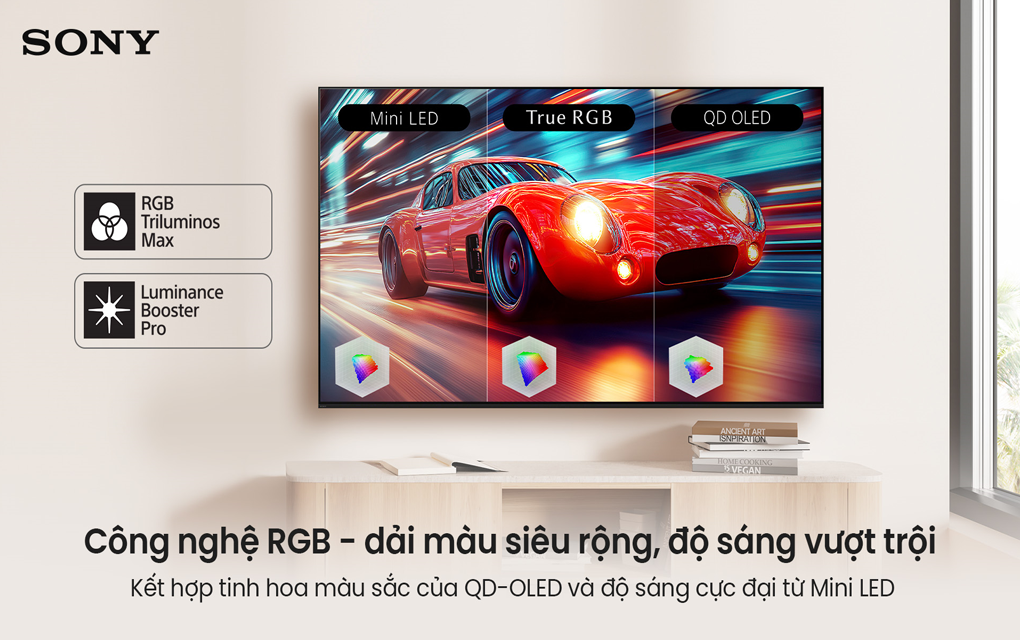 Google TiVi True RGB Sony 85 Inch BRAVIA 9 II K-85XR90M2 9