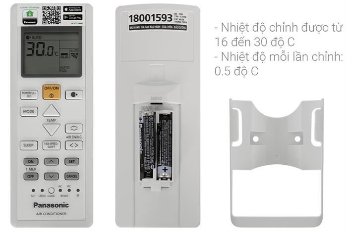 Máy Lạnh 2 chiều Panasonic Inverter 2 Hp CU/CS-YZ18AKH-8 4