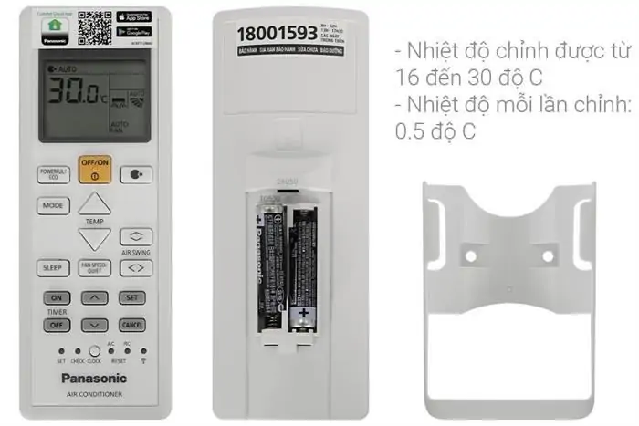 Máy Lạnh 2 chiều Panasonic Inverter 2 Hp CU/CS-YZ18AKH-8 4