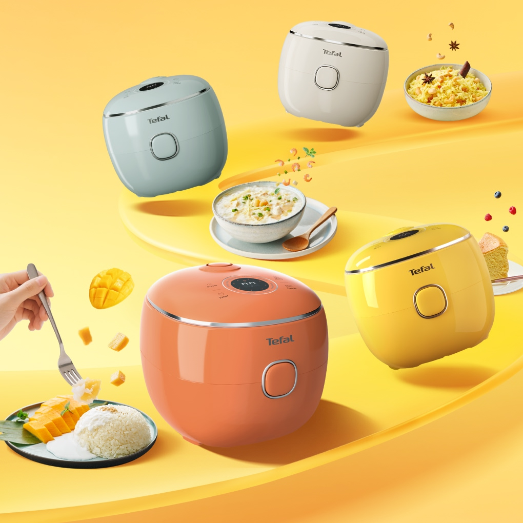 Nồi Cơm Điện Tử Mini Tefal Pop RK535TY0 2