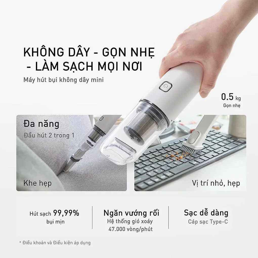 Máy Hút Bụi Không Dây Panasonic MC-HC10WN46 5