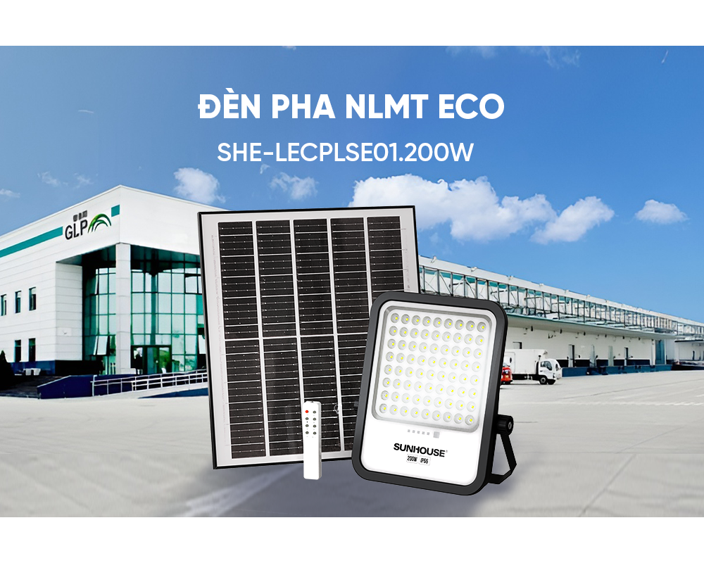 Đèn Năng Lượng Mặt Trời Eco Sunhouse SHE-LECPLSE01.200W 6
