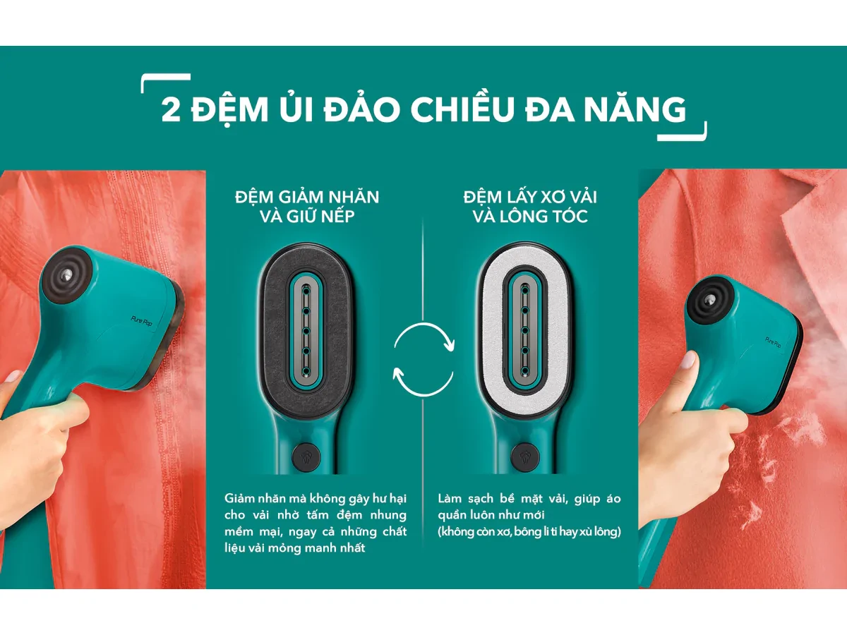 Bàn Ủi Hơi Nước Cầm Tay Pure Pop Tefal DT2020E1 9