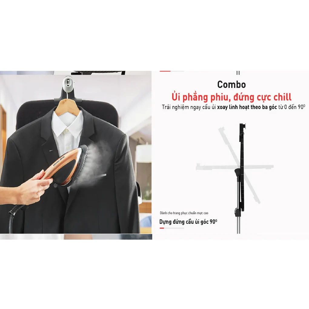Bàn Ủi Hơi Nước Đứng Tefal IXEO Power QT2020E0 - Xuất Xứ Pháp 8