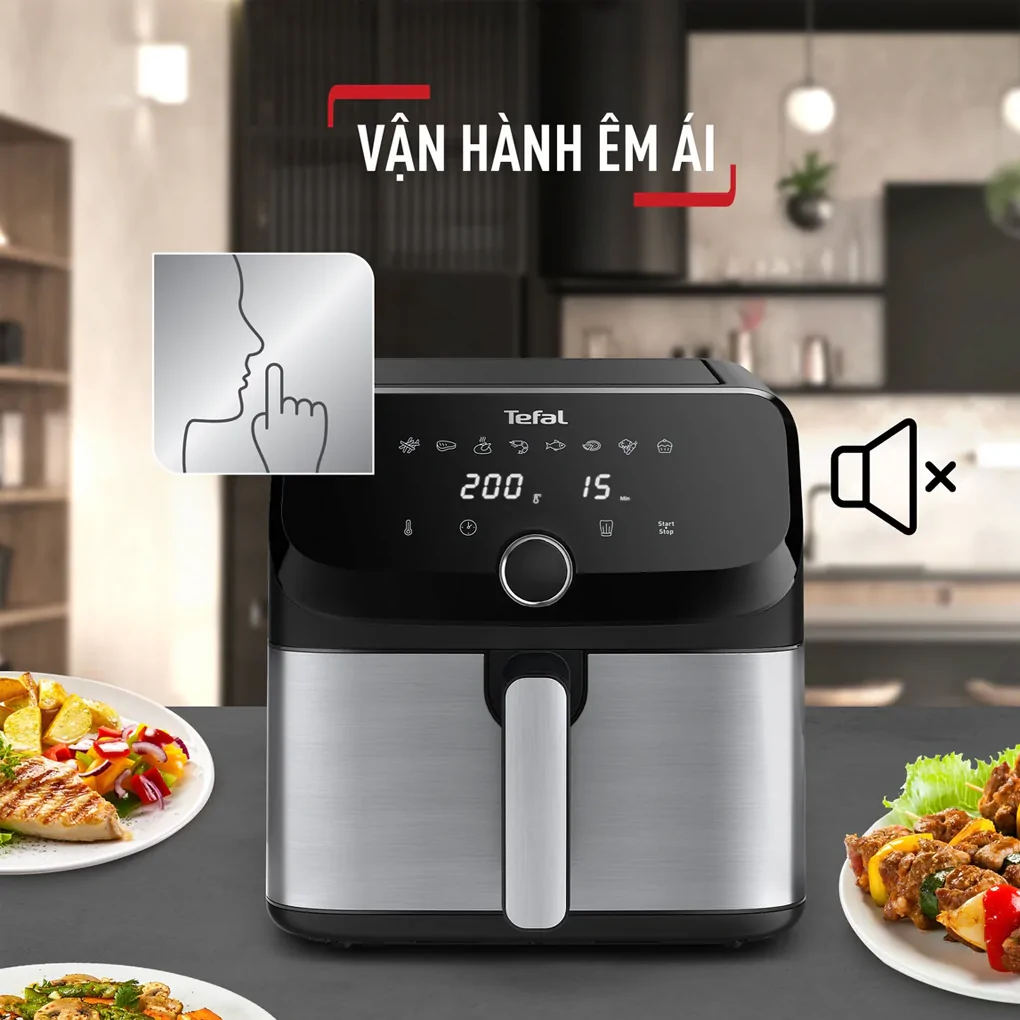 Nồi Chiên Không Dầu Tefal Mega EY855D68 7.5 Lít 4