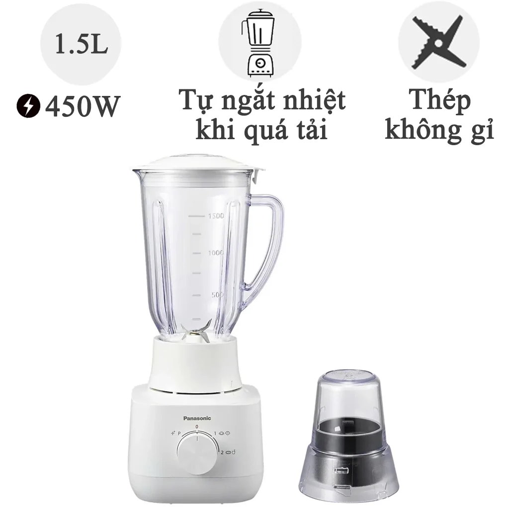 Máy Xay Sinh Tố Panasonic MX-EP5111WRA 1.5 Lít