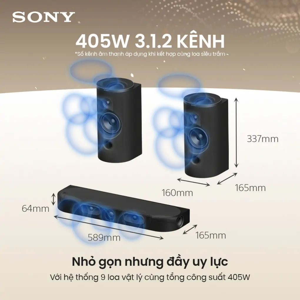 Hệ Thống Rạp Hát Flagship Sony BRAVIA Theatre Trio HT-A8//Z SP1