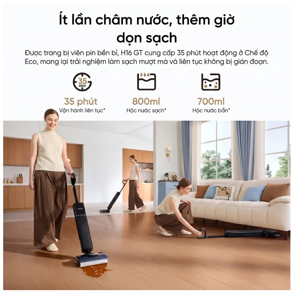 Máy Hút Bụi Lau Nhà Dreame H16 GT 7