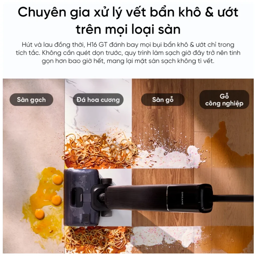 Máy Hút Bụi Lau Nhà Dreame H16 GT 9