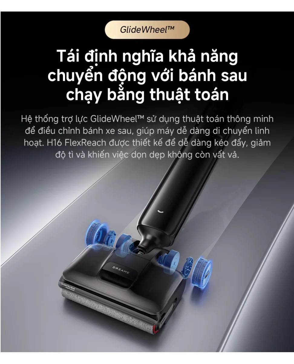 Máy Hút Bụi Lau Nhà Cầm Tay Dreame H16 FlexReach 4