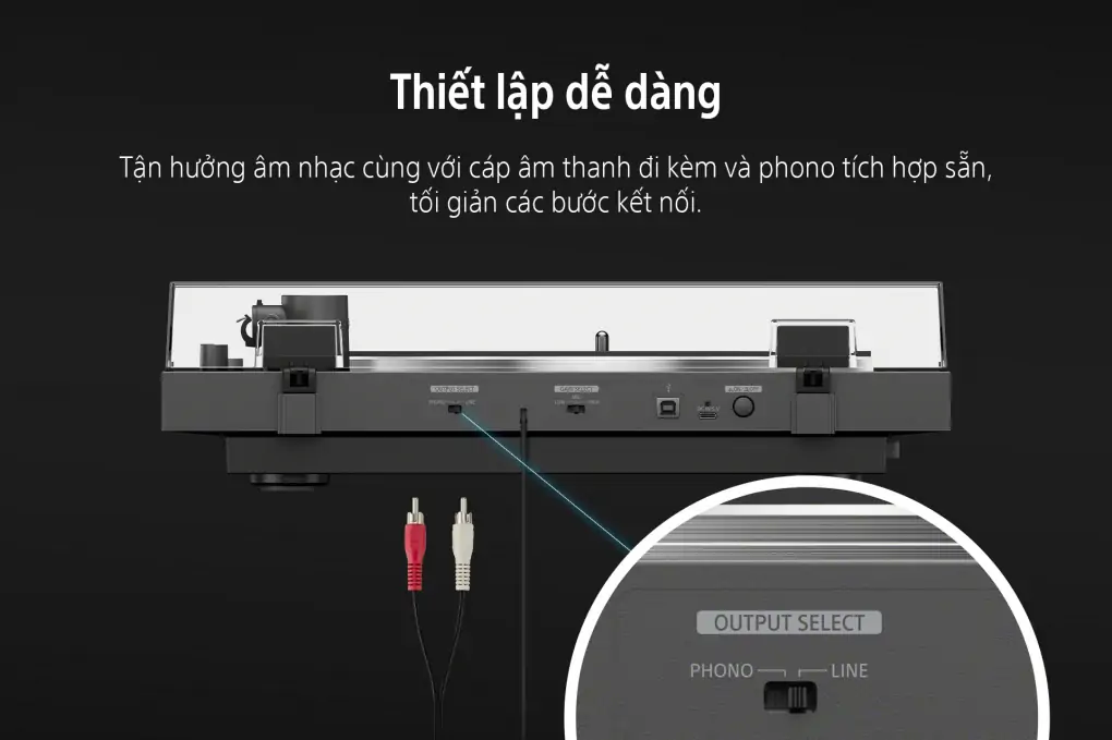 Đầu Đĩa Than Bluetooth Tự Động Sony PS-LX3BT//C SP1