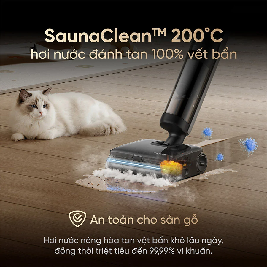 Máy Hút Bụi Lau Nhà Dreame H16 Steam 9