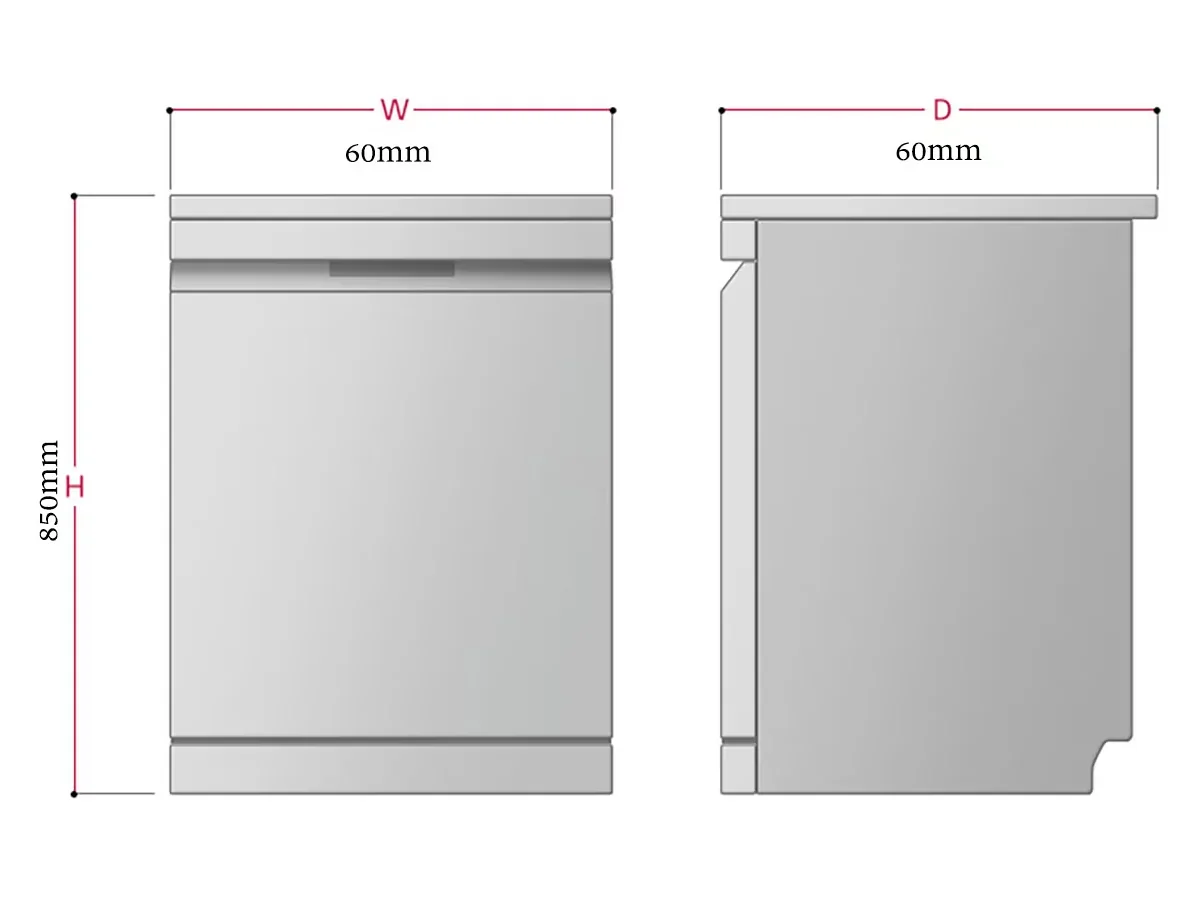 Máy Rửa Chén Độc Lập LG LDN14BLA5 14 Bộ 12
