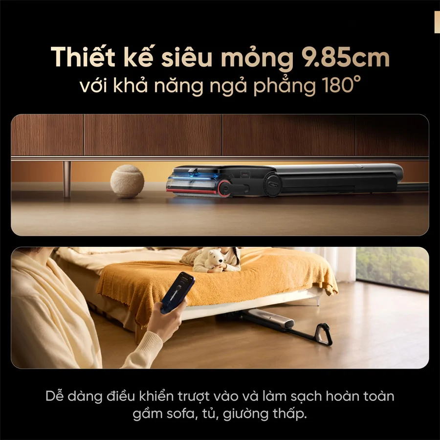 Máy Hút Bụi Lau Nhà Cầm Tay Dreame H16 Pro TriForce 10