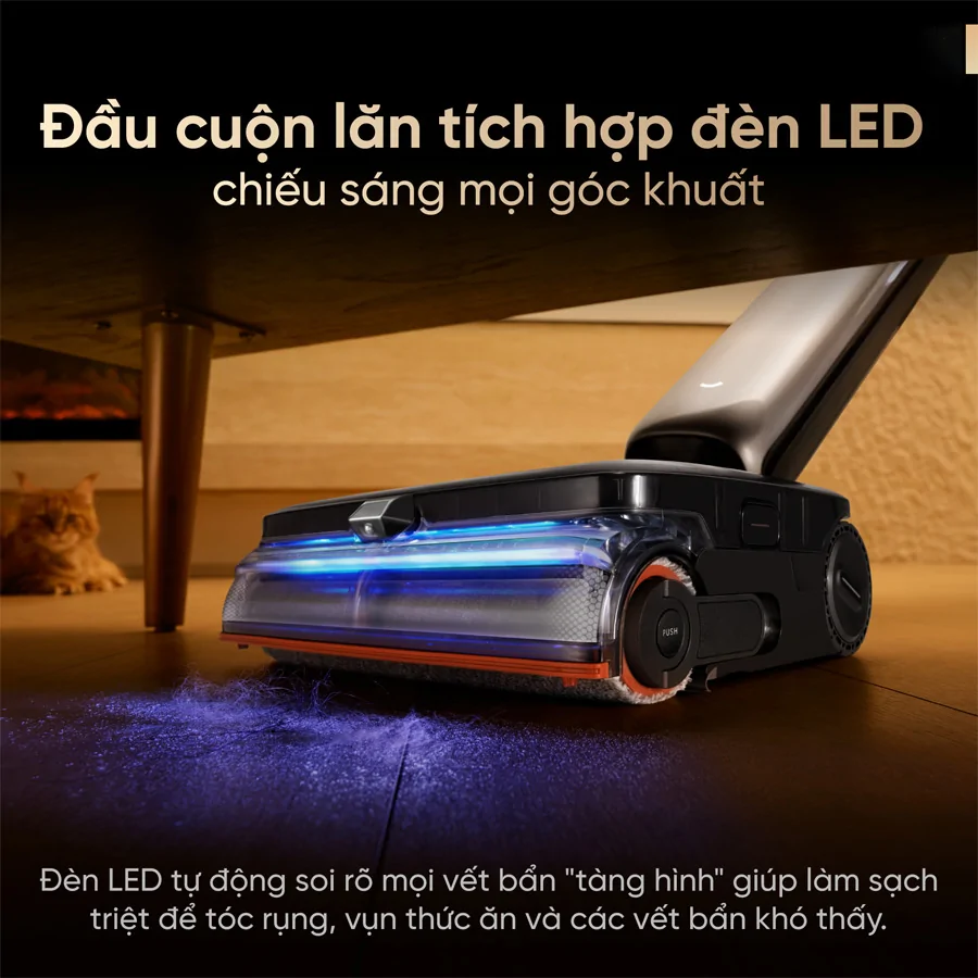 Máy Hút Bụi Lau Nhà Cầm Tay Dreame H16 Pro TriForce 2
