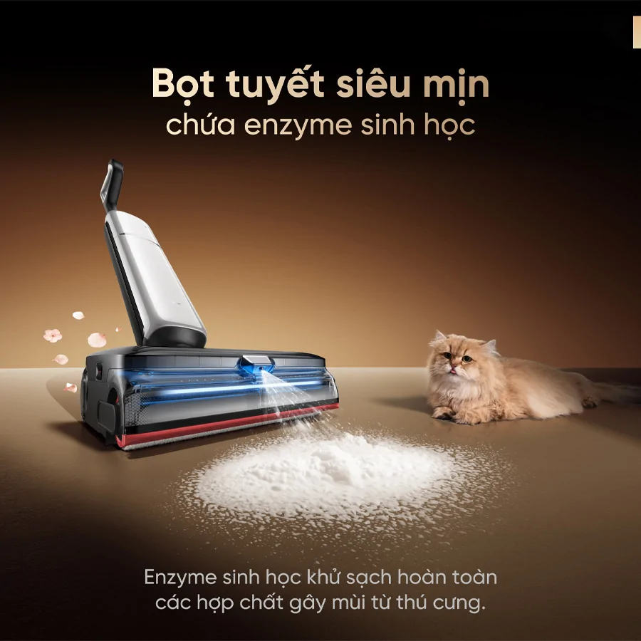 Máy Hút Bụi Lau Nhà Cầm Tay Dreame H16 Pro TriForce 3