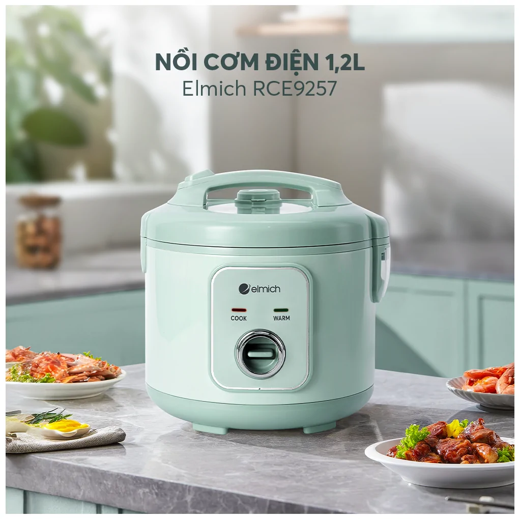 Nồi Cơm Điện Elmich RCE9257 1.2 Lít 6