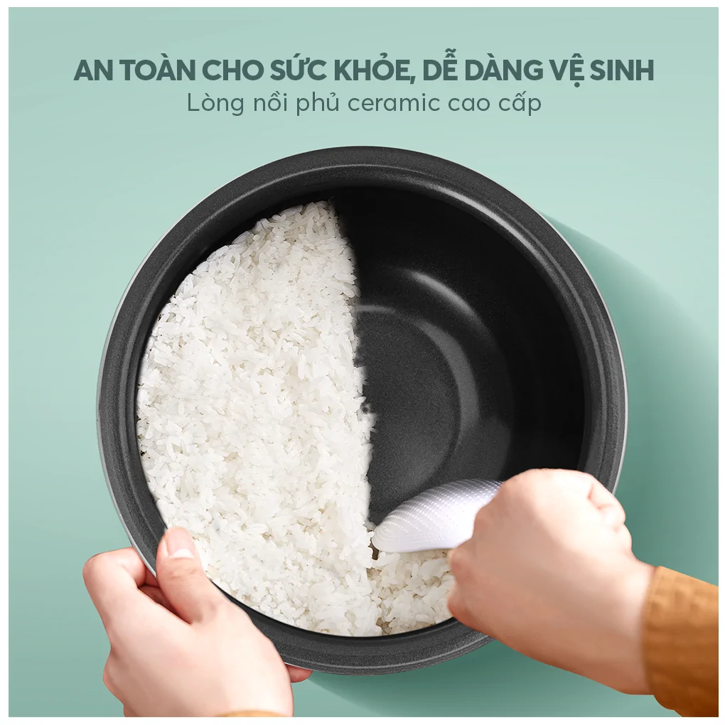 Nồi Cơm Điện Elmich RCE9257 1.2 Lít 8