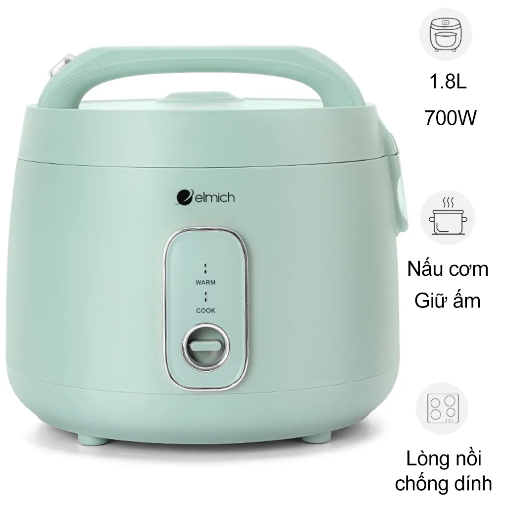 Nồi Cơm Điện Elmich RCE-9127 1.8 Lít