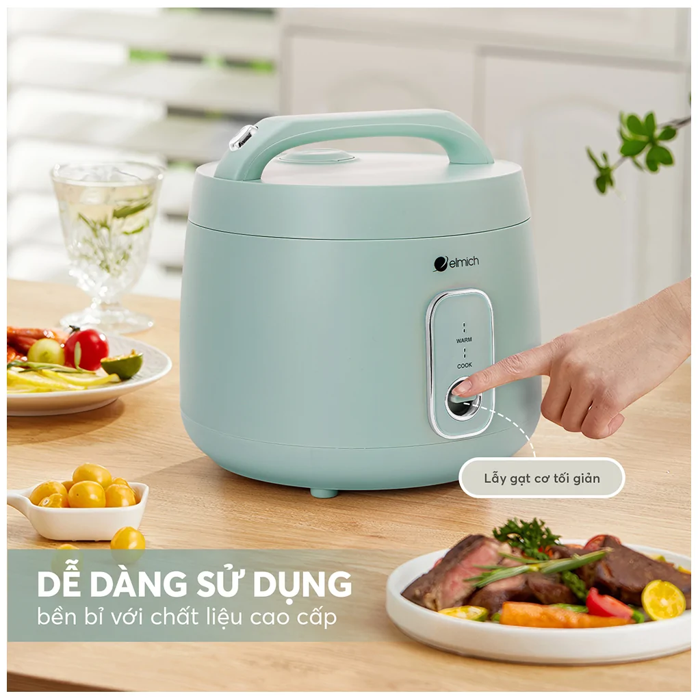 Nồi Cơm Điện Elmich RCE-9127 1.8 Lít 10