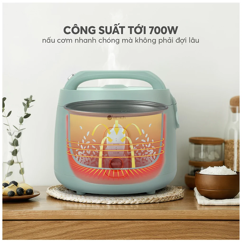 Nồi Cơm Điện Elmich RCE-9127 1.8 Lít 11