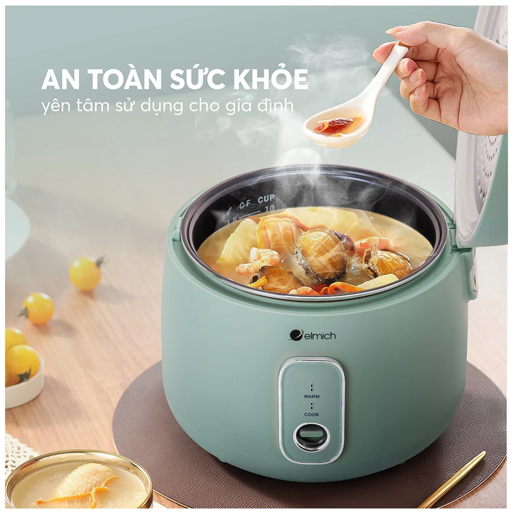 Nồi Cơm Điện Elmich RCE-9127 1.8 Lít 14