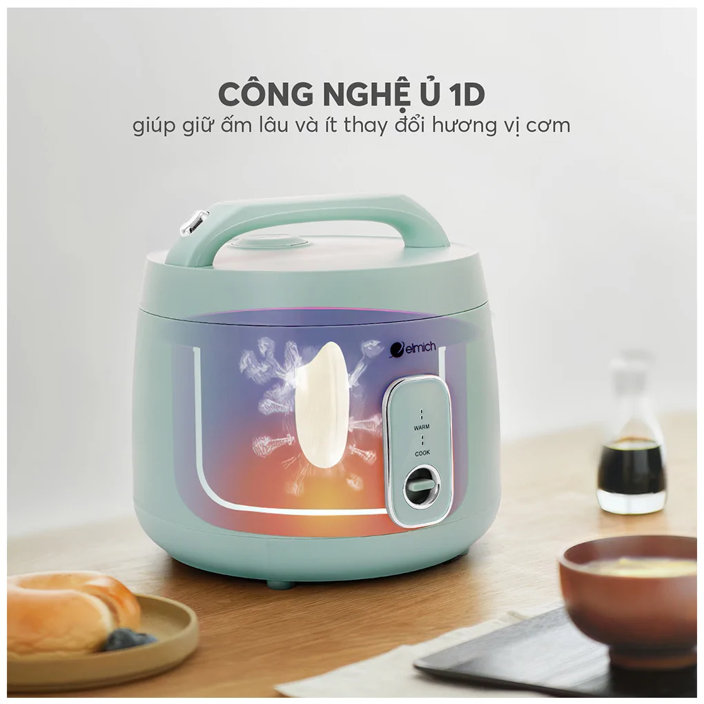 Nồi Cơm Điện Elmich RCE-9127 1.8 Lít 16