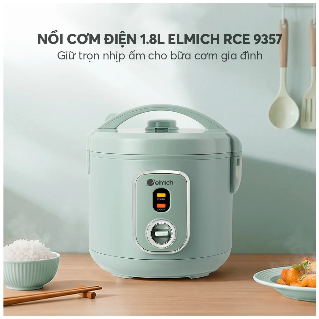 Nồi Cơm Điện Elmich RCE9357 1.8 Lít 5