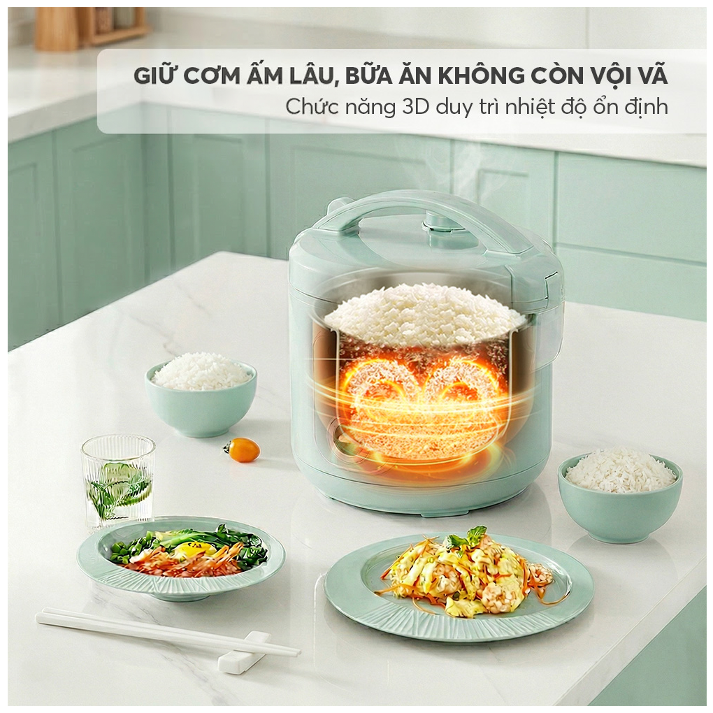 Nồi Cơm Điện Elmich RCE9357 1.8 Lít 7