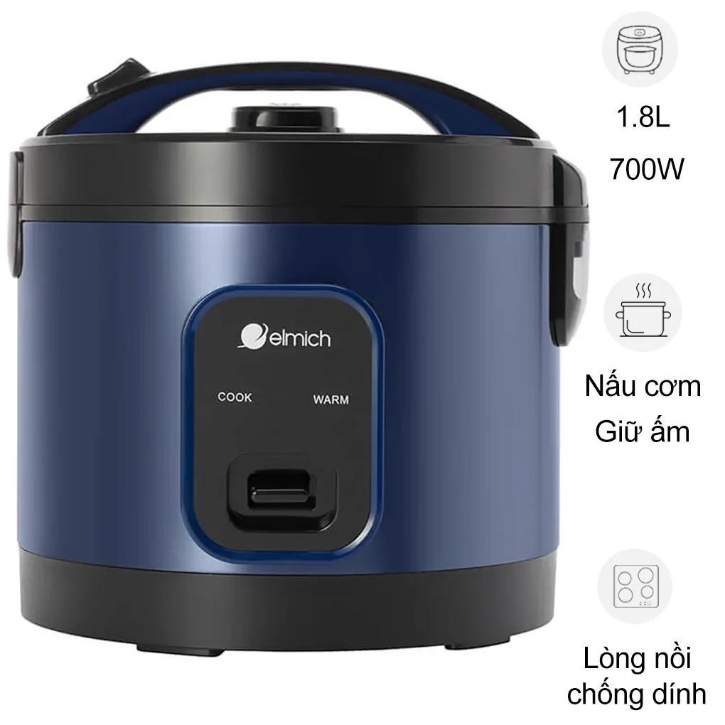 Nồi Cơm Điện Elmich RCE-9129 1.8 Lít