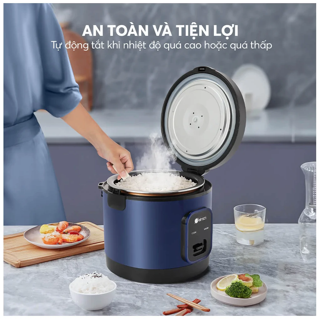 Nồi Cơm Điện Elmich RCE-9129 1.8 Lít 9