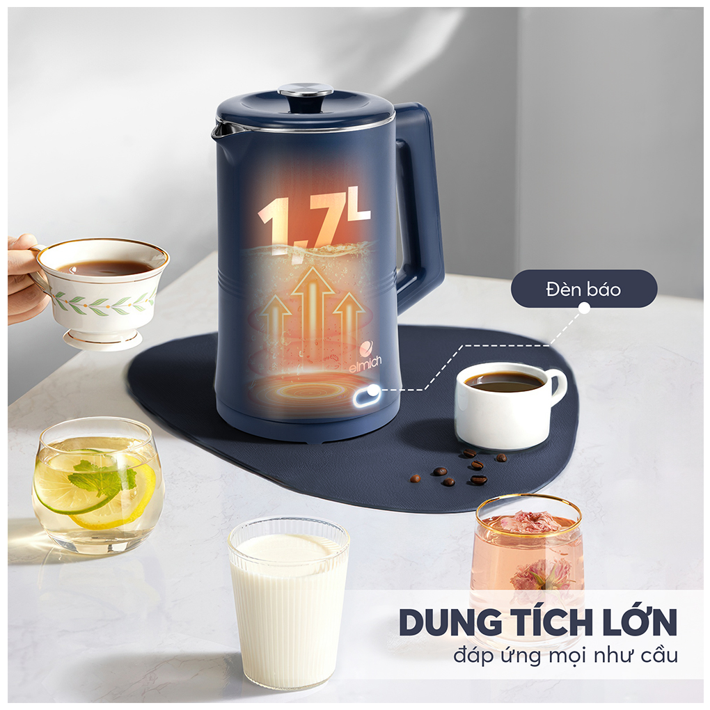 Ấm Đun Siêu Tốc Elmich KEE-9148 1.7 Lít 11
