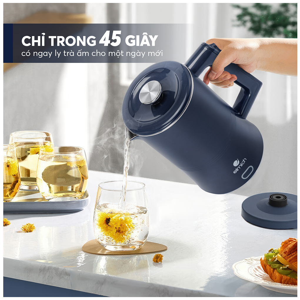 Ấm Đun Siêu Tốc Elmich KEE-9148 1.7 Lít 13