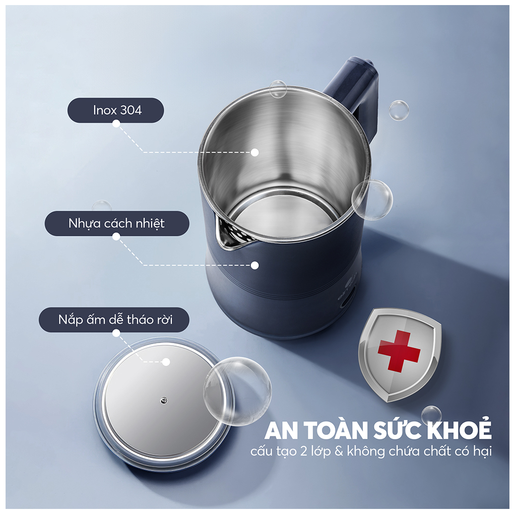 Ấm Đun Siêu Tốc Elmich KEE-9148 1.7 Lít 14