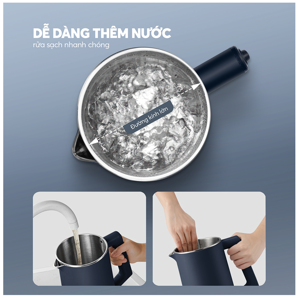 Ấm Đun Siêu Tốc Elmich KEE-9148 1.7 Lít 16