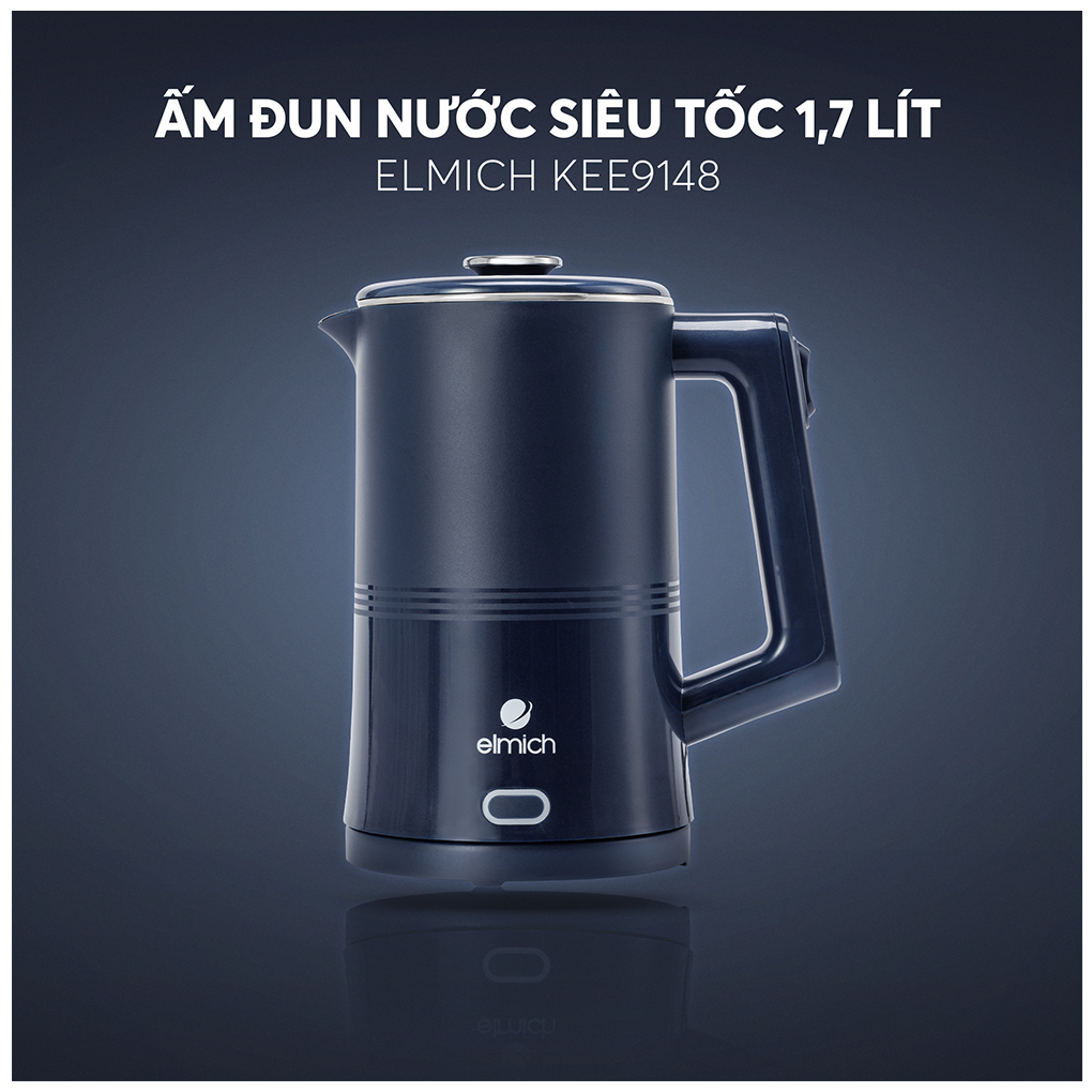 Ấm Đun Siêu Tốc Elmich KEE-9148 1.7 Lít 8
