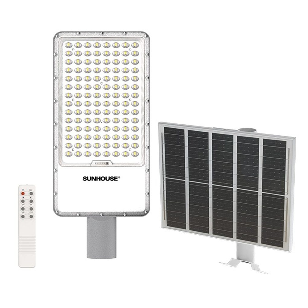 Đèn Đường Năng Lượng Mặt Trời D&ugrave;ng Ngo&agrave;i Trời, S&acirc;n Vườn Eco SHE-LECRTSE01.200W