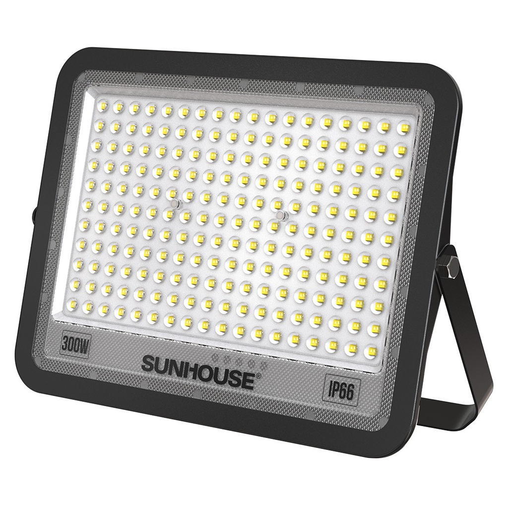 Đèn Pha Năng Lượng Mặt Trời Dùng Ngoài Trời, Sân Vườn Sunhouse SHE-LSPPLSE01.300W 2