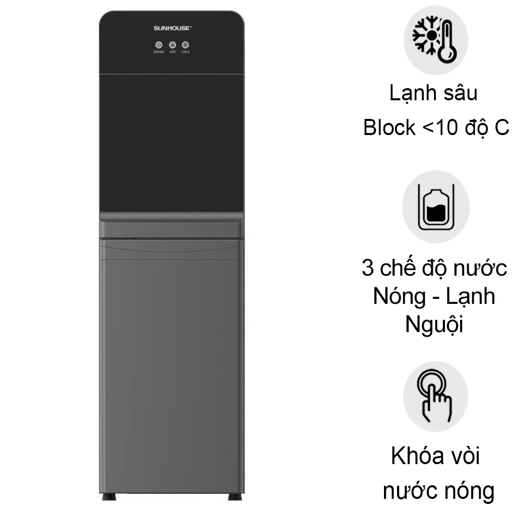 Cây Nước Nóng Lạnh Sunhouse SHD9636 670W