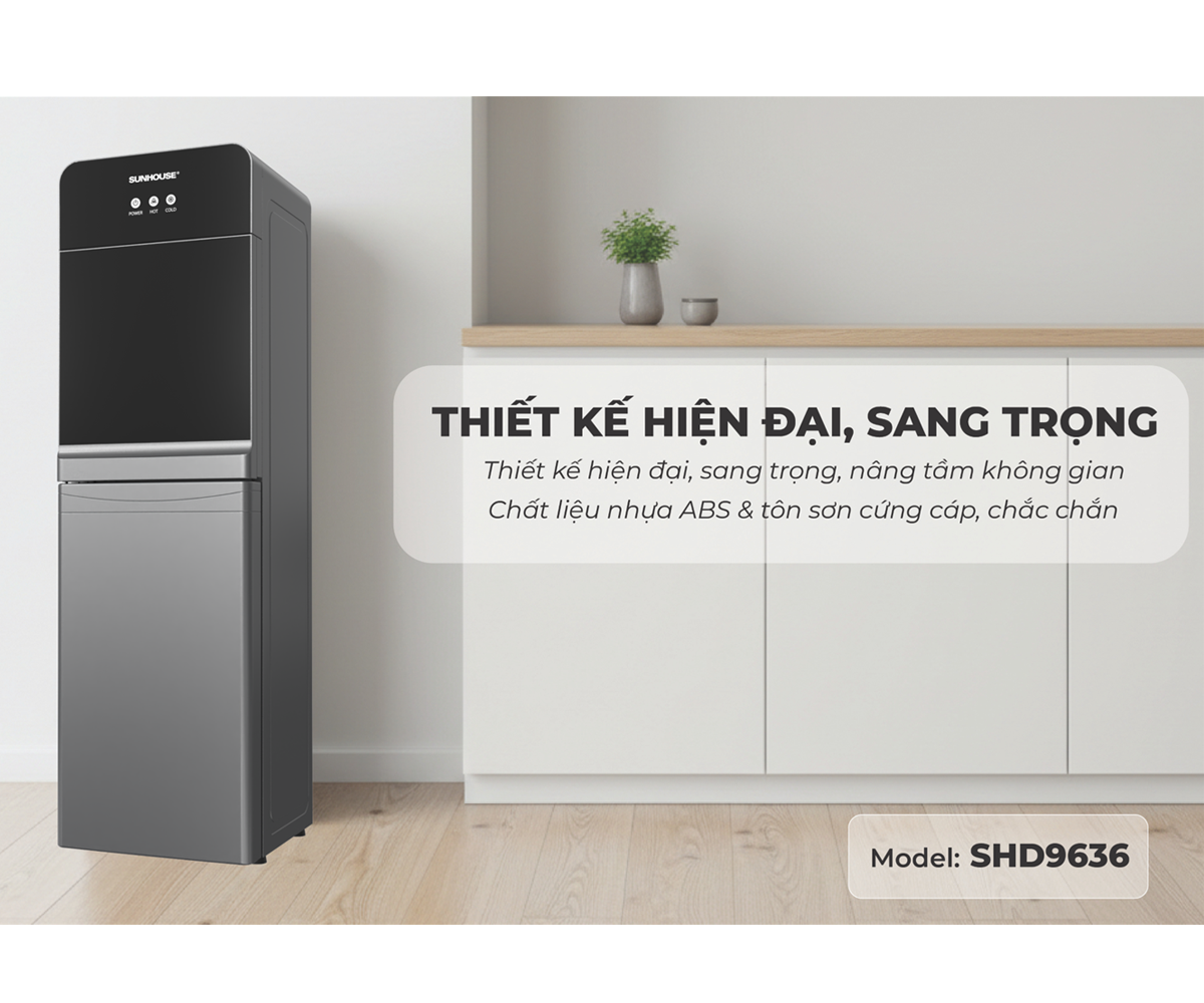 Cây Nước Nóng Lạnh Sunhouse SHD9636 670W 6
