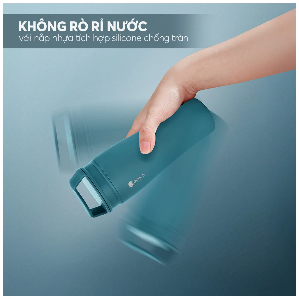 Cốc Giữ Nhiệt Inox 304 Elmich EL8374SB 600ml 13