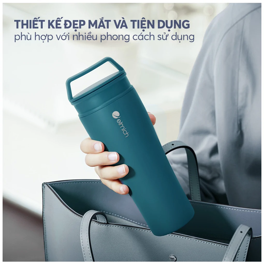Cốc Giữ Nhiệt Inox 304 Elmich EL8374SB 600ml 7