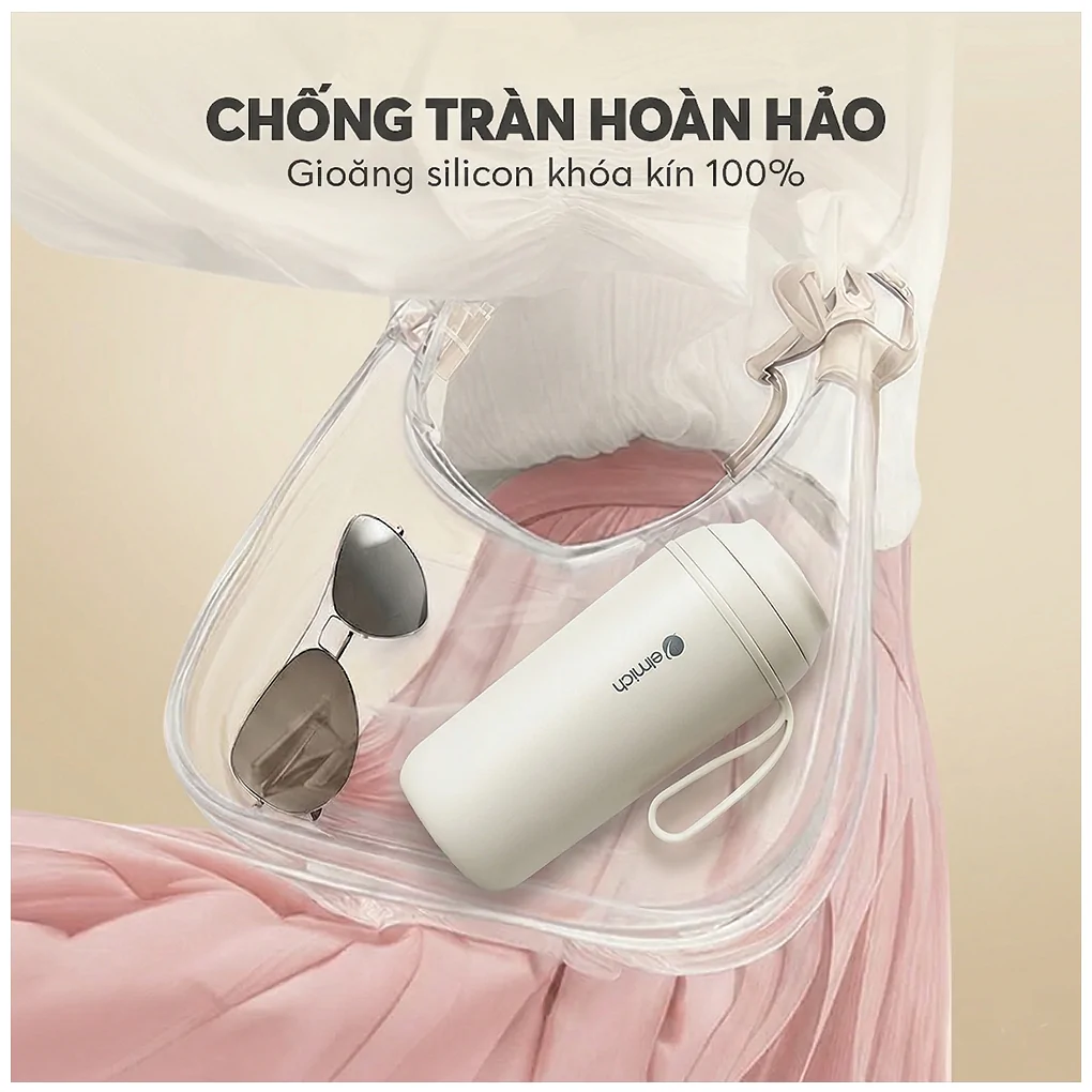 Cốc Giữ Nhiệt Inox 316 Elmich EL8305WH 450ml 8