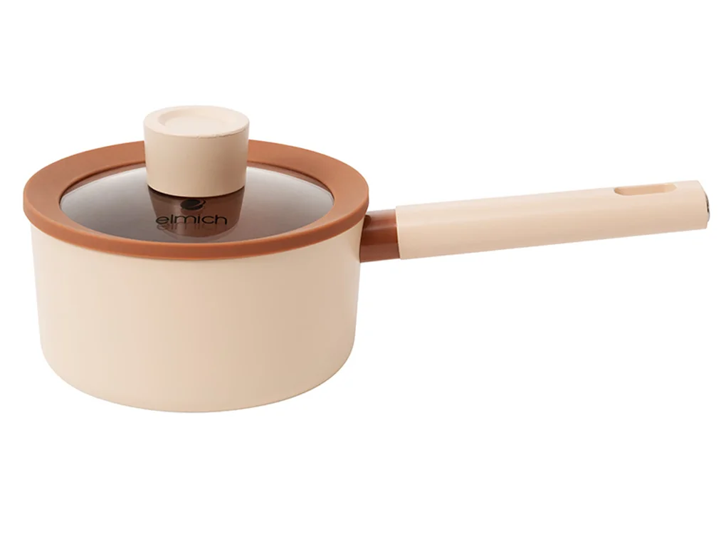 Bộ Nồi Chống Dính Ceramic Elmich Mocha EL5243MC04 Size 18,20,24, Quánh 16cm 4