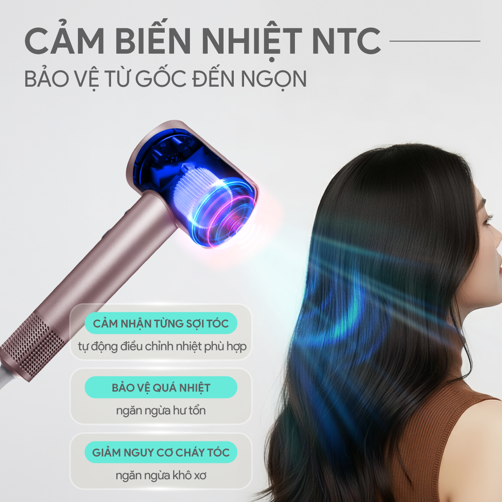 Máy Sấy Tóc Tốc Độ Cao BlueStone HDB-1965 1600W 4