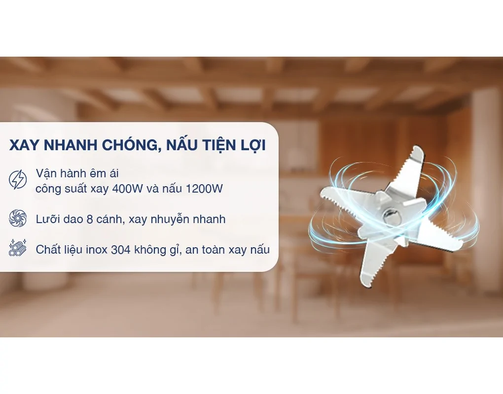 Máy Làm Sữa Hạt Đa Năng Bear BCB-E153W2 8