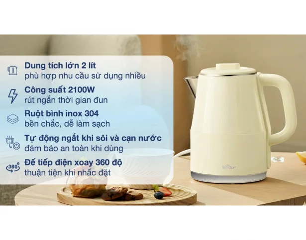 Bear KE-5H20B16 2.0 Lít