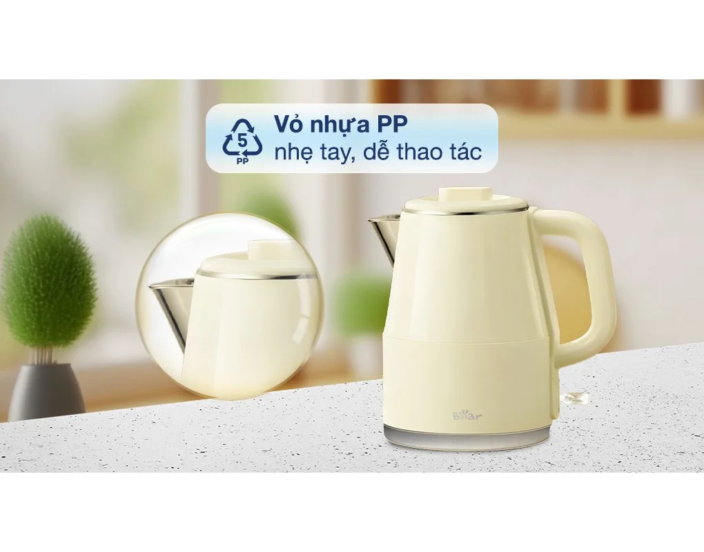 Bình Đun Siêu Tốc Bear KE-5H20B16 2.0 Lít 5