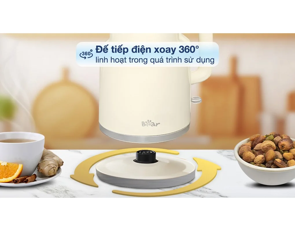Bình Đun Siêu Tốc Bear KE-5H20B16 2.0 Lít 7